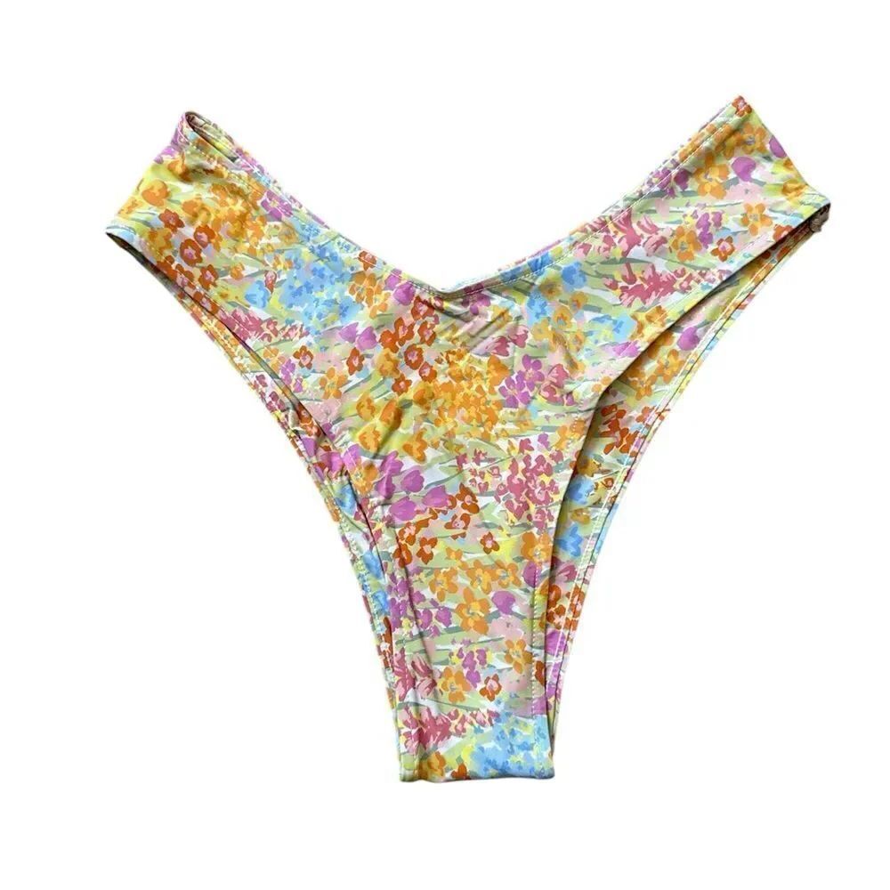 STONE FOX NOLA HIGH-LEG BOTTOM FLORAL S